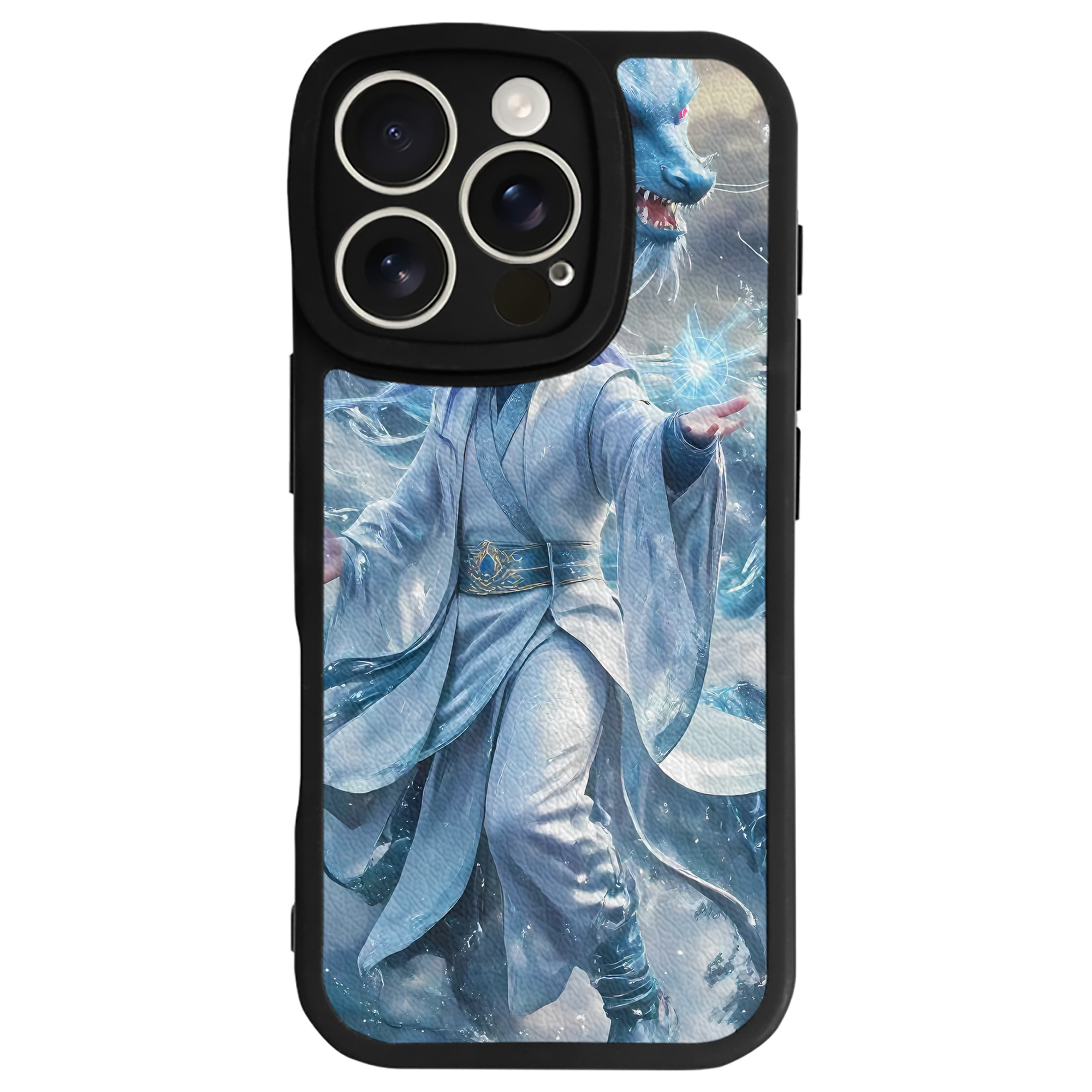 （画像用） Ne Zha 2 ナタ 魔童の大暴れ 【iPhone 16シリーズ対応】シリコンスマホケース（レザー調） 材質：シリコン